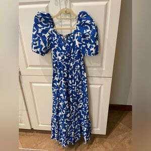 Zara puff sleeve dress